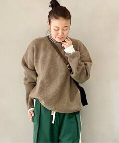 fB[X ySEEALL / V[I[zOVERSIZED CREWNECK SWEATER W[iX^_[h bNX jbg^Z[^[ x[W t[ journal standard luxe