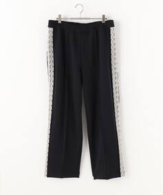 Y Sasquatch.F LACE TAPE TRACK PANTS 24AWCSS-001 WCg[NX W[W^gbNpc ubN M JOINT WORKS
