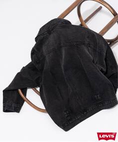 Y s\tLevi's([oCX) 30th ʒ Type 1 Trucker Jacket BLACK GfBtBX fjWPbg ubN XS EDIFICE