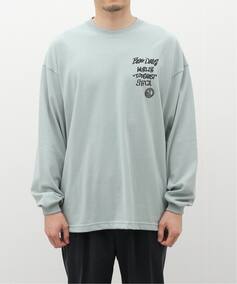 Y yBEN DAVIS / xfCrXz logo motif long sleeve x[Z[XgbN TVc^Jbg\[ O[A L B.C STOCK