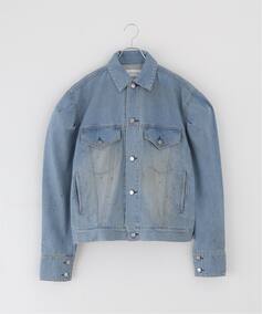 fB[X yHOLIDAY/zfCz PAINT DENIM PUFF JACKETFfjWPbg W[iX^_[h ̑WPbgEX[c u[ A t[ JOURNAL STANDARD