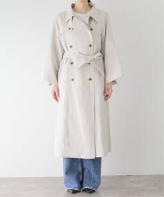 fB[X yRoom no.8zLINEN BIG/SLEEVE TRENCH COAT m[u g`R[g i` S NOBLE