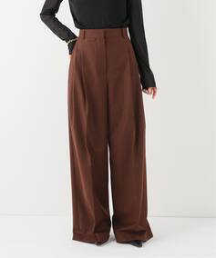 fB[X yCALCATERRAzDOUBLE PLEATS TROUSERS m[u ̑pc uE M NOBLE