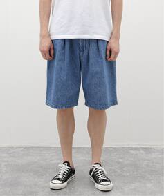 Y FARAH / t@[[ Two Tuck Wide Tapered Shorts FR0401-M4033/34 W[iX^_[h V[gEn[tpc lCr[ B 32 JOURNAL STANDARD