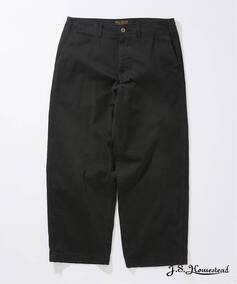 Y s\tJ.S.Homestead / WIDE LEG BREAK CHINO W[iX^_[h `mpc ubN L JOURNAL STANDARD