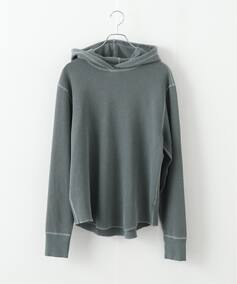 Y SAVE KHAKI UNITED L/S VINTAGE THERMAL POINTELLE HOODIE W[iX^_[h p[J[ O[ L JOURNAL STANDARD