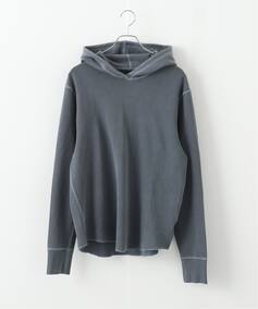 Y SAVE KHAKI UNITED L/S VINTAGE THERMAL POINTELLE HOODIE W[iX^_[h p[J[ lCr[ XL JOURNAL STANDARD