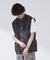 Y DENIM DAMAGE OVER VEST x[Z[XgbN xXg ubN A t[