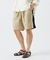 Y OLIVEDRAB SIDE ZIP SHORTS x[Z[XgbN V[gEn[tpc x[W A M