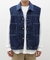 Y yPORTER CLASSIC / |[^[NVbNzSTEINBECK DENIM BOA VEST W[iX^_[h [ xXg u[ L