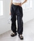 fB[X yNOMANUAL/m[}jAz BREEZE BELTED PANTS WCg[NX ̑pc ubN S