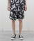 Y SHELTECH ~ R.KAMIYAMA BLACK PRINT SHORTS W[iX^_[h V[gEn[tpc ubN L