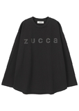 メンズ  ZUCCa / LOGOロンT / トップス 黒 Tシャツ/カットソー