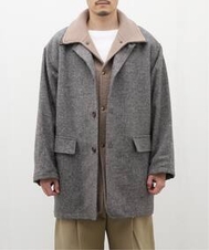 Y yHOMELESS TAILOR / z[XeC[zLAYERED COAT EBY ̑u]^AE^[ O[ t[