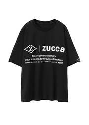 レディース ZUCCa / (L)Z_icon T / Tシャツ 黒 Tシャツ/カットソー
