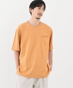 メンズ HEMP COTTON Tシャツ ベーセーストック カットソー・Ｔシャツ オレンジ A L
